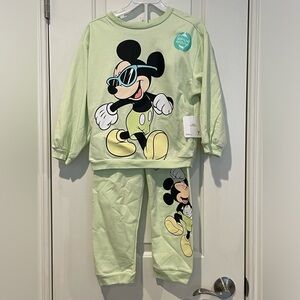 Disney Mickey and Friends Sweatshirt/Pants Set
